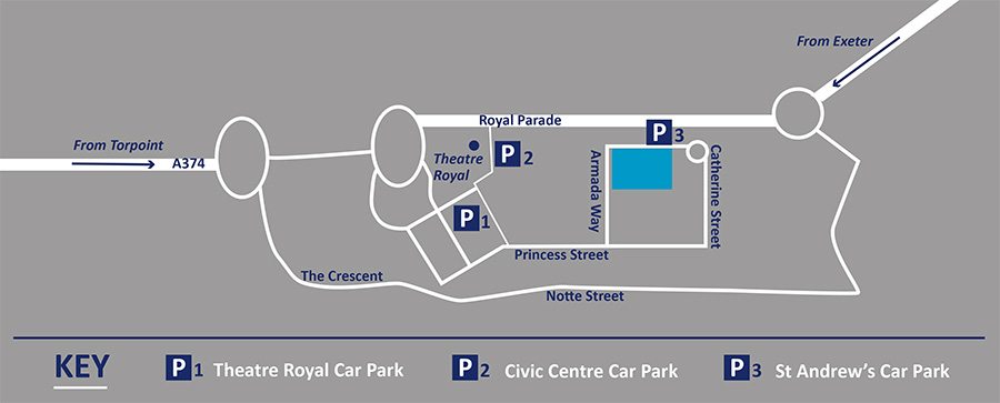 Graduation 2015 Guildhall Parking Map