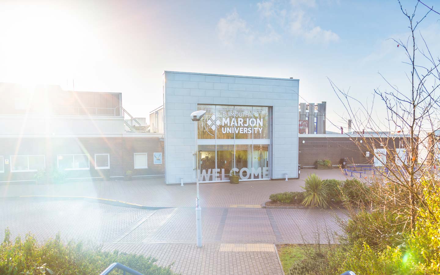 Marjon campus - front entrance