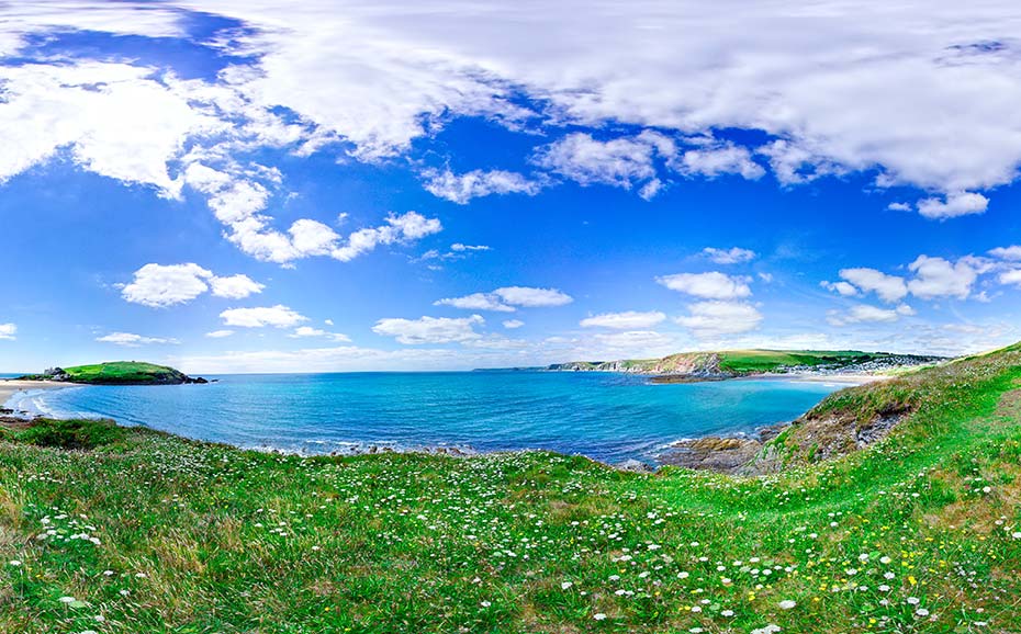 A view of Burgh Island