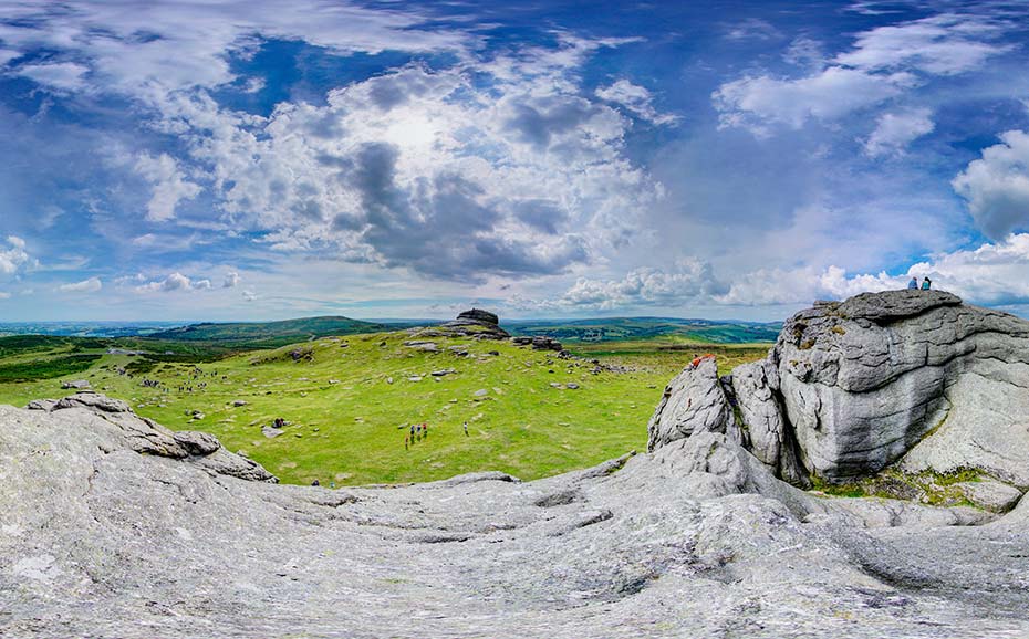 A view from the top of Haytor