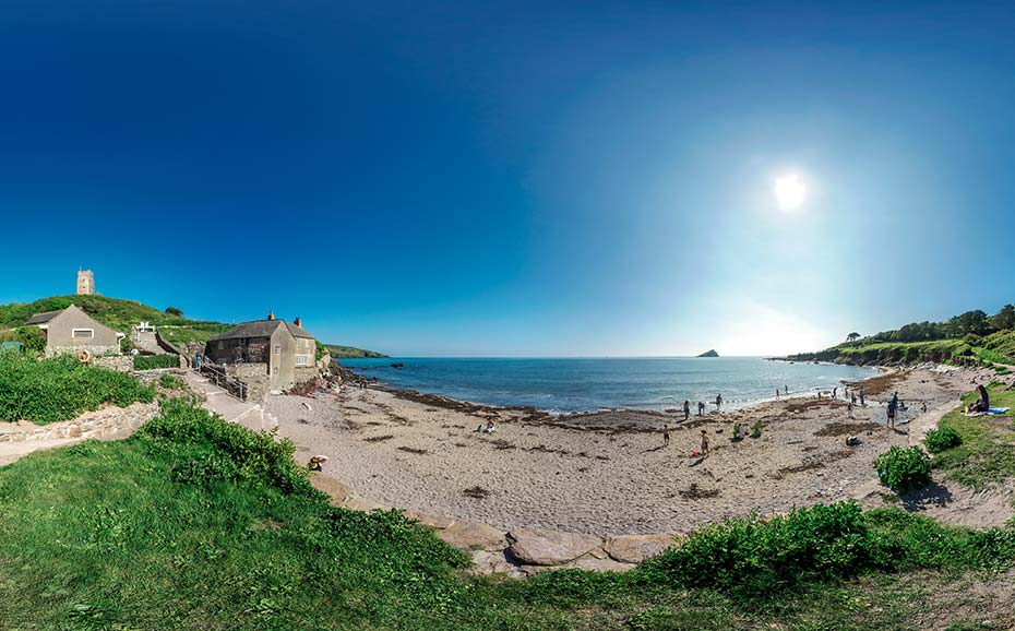 A view of Wembury beach