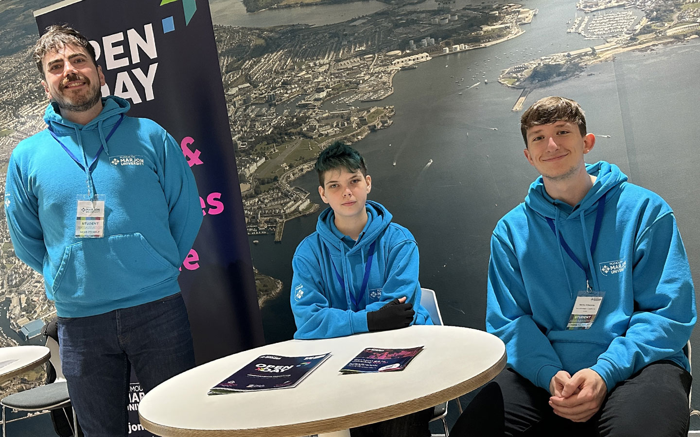 Student Ambassadors together at an Open Day