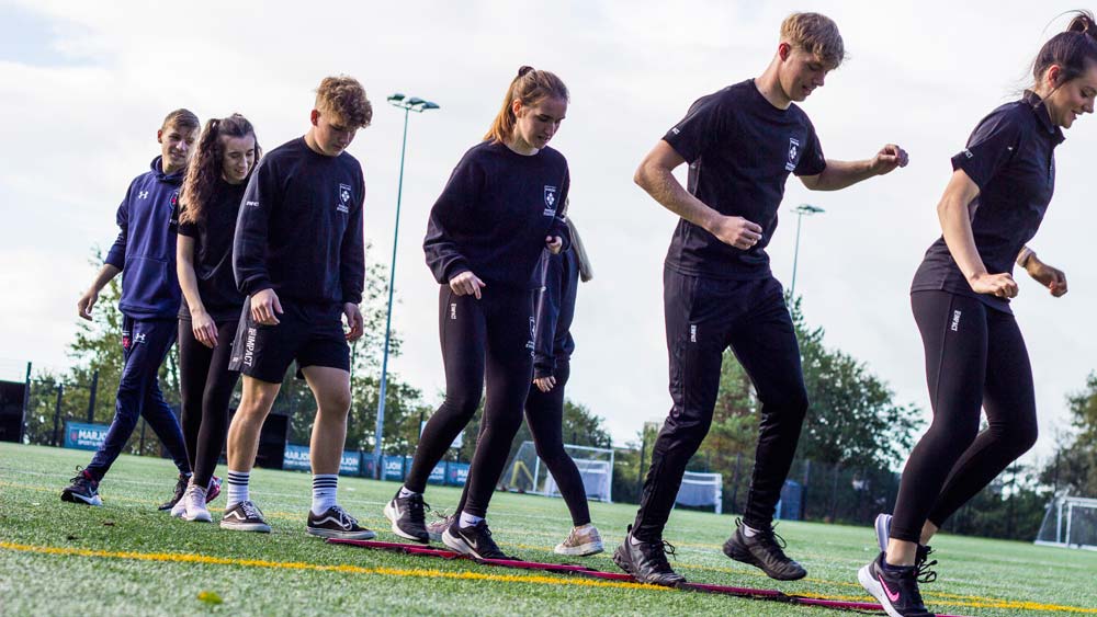 BEd PE running the ropes on the 3G pitch