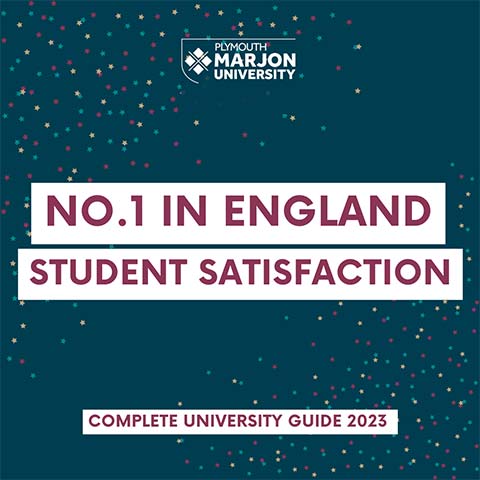 No.1 in England for student satisfaction