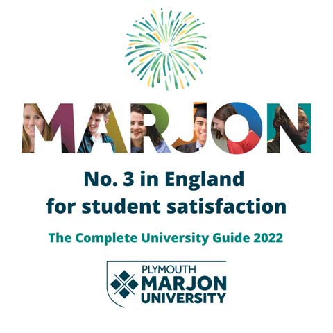 Number 3 in England for student satisfaction