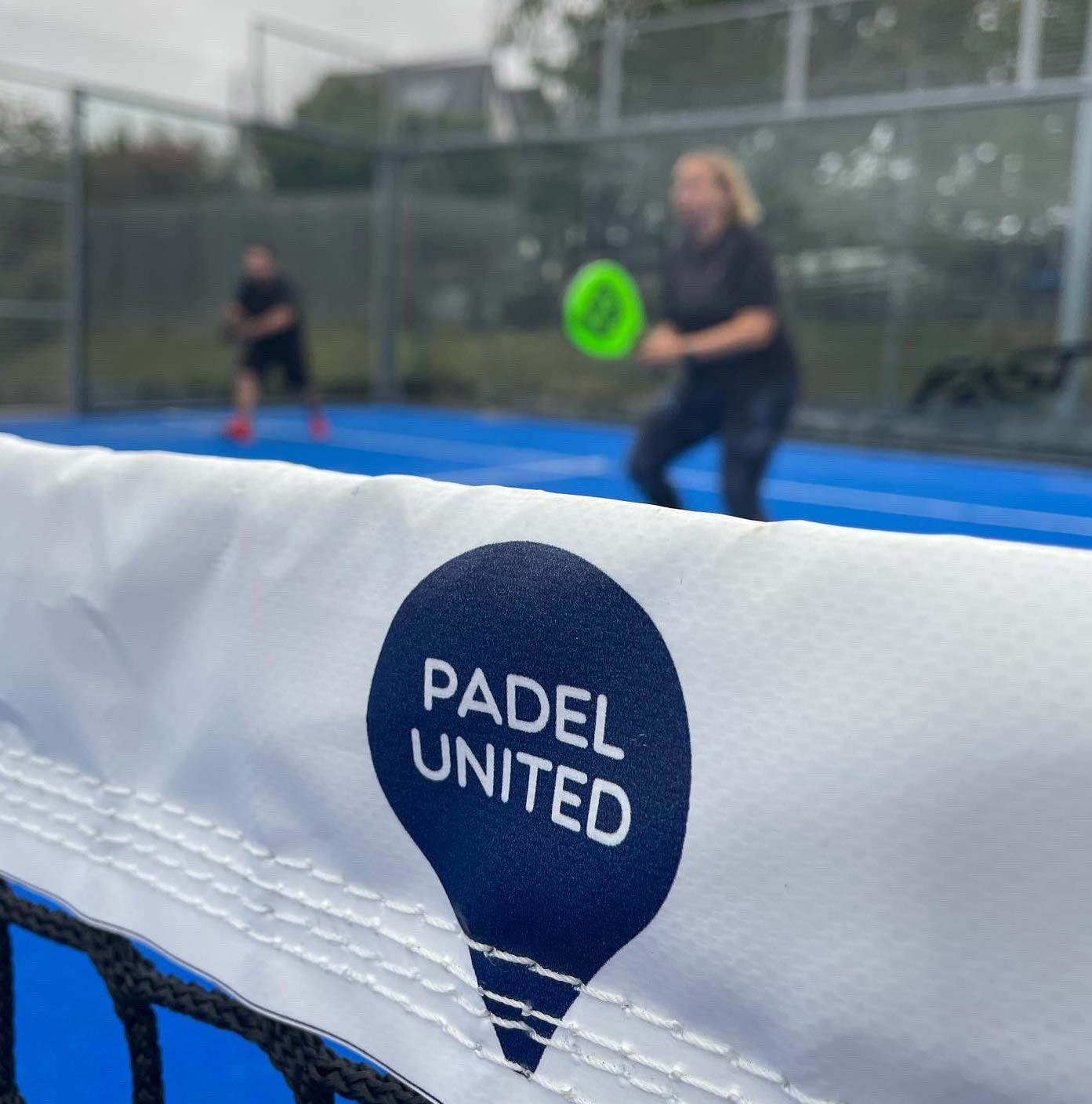 Padel court at Marjon