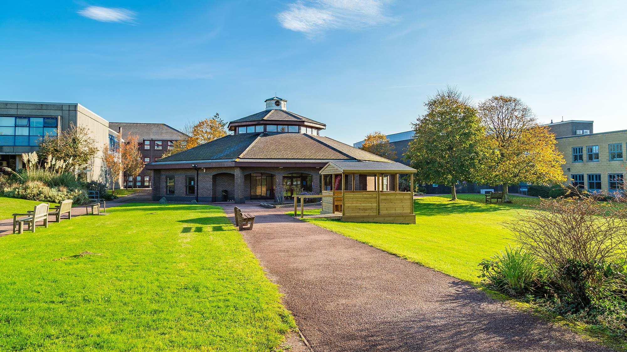 The campus quad