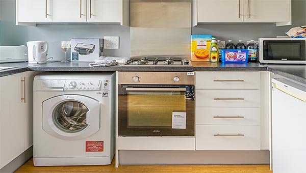 Various appliances in the kitchen