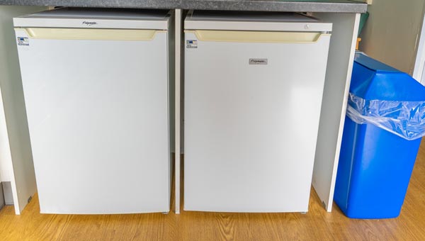 Fridge and freezer