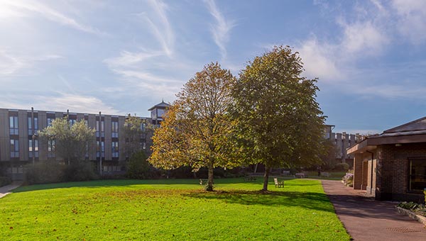 South side of Marjon Quad