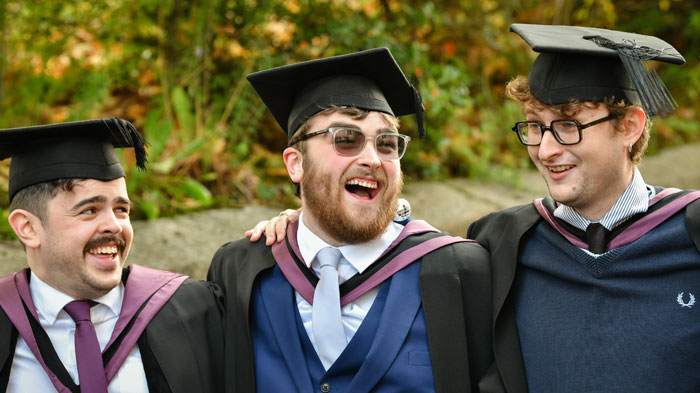 Graduates celebrating