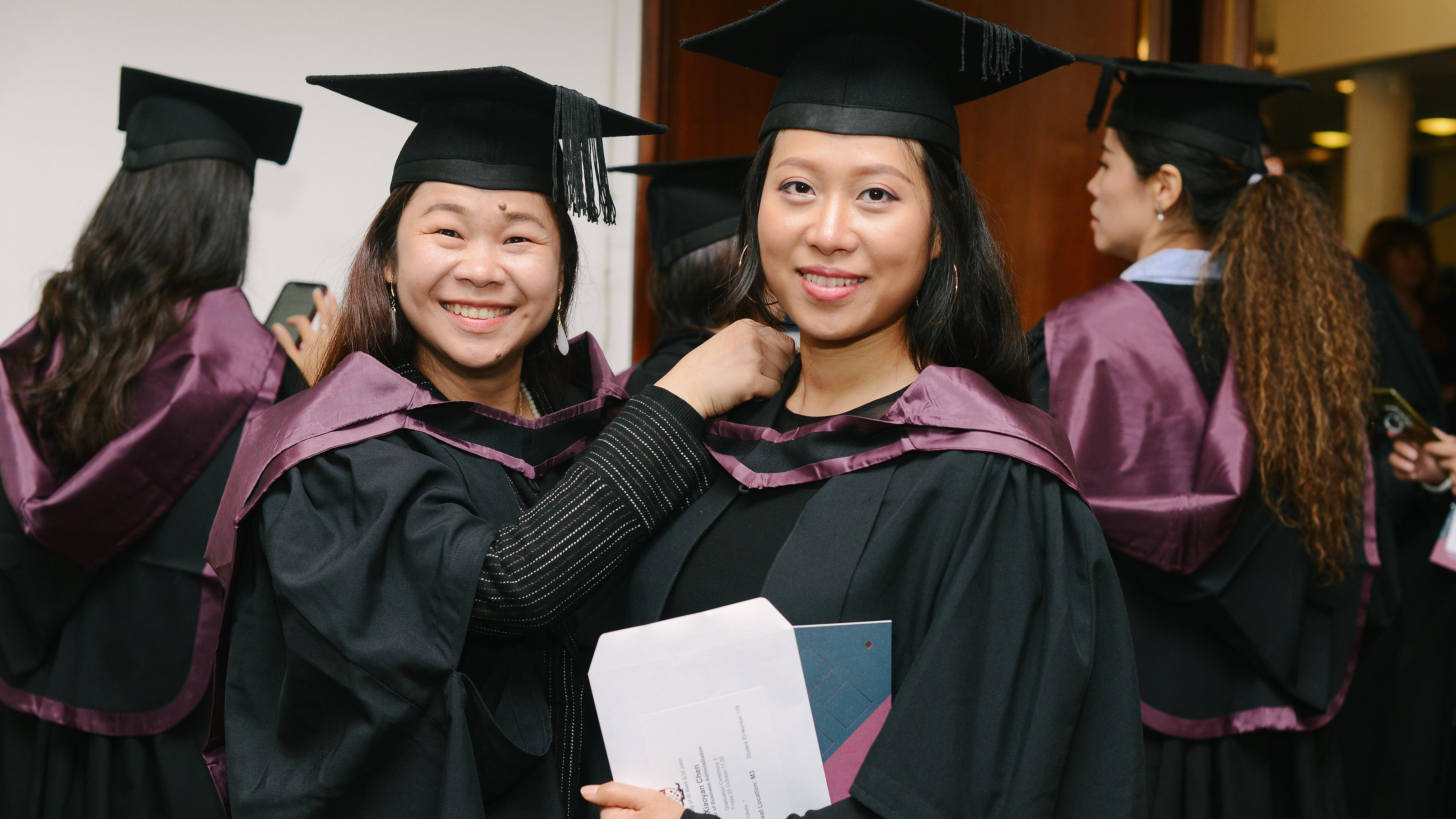 International students at Graduation