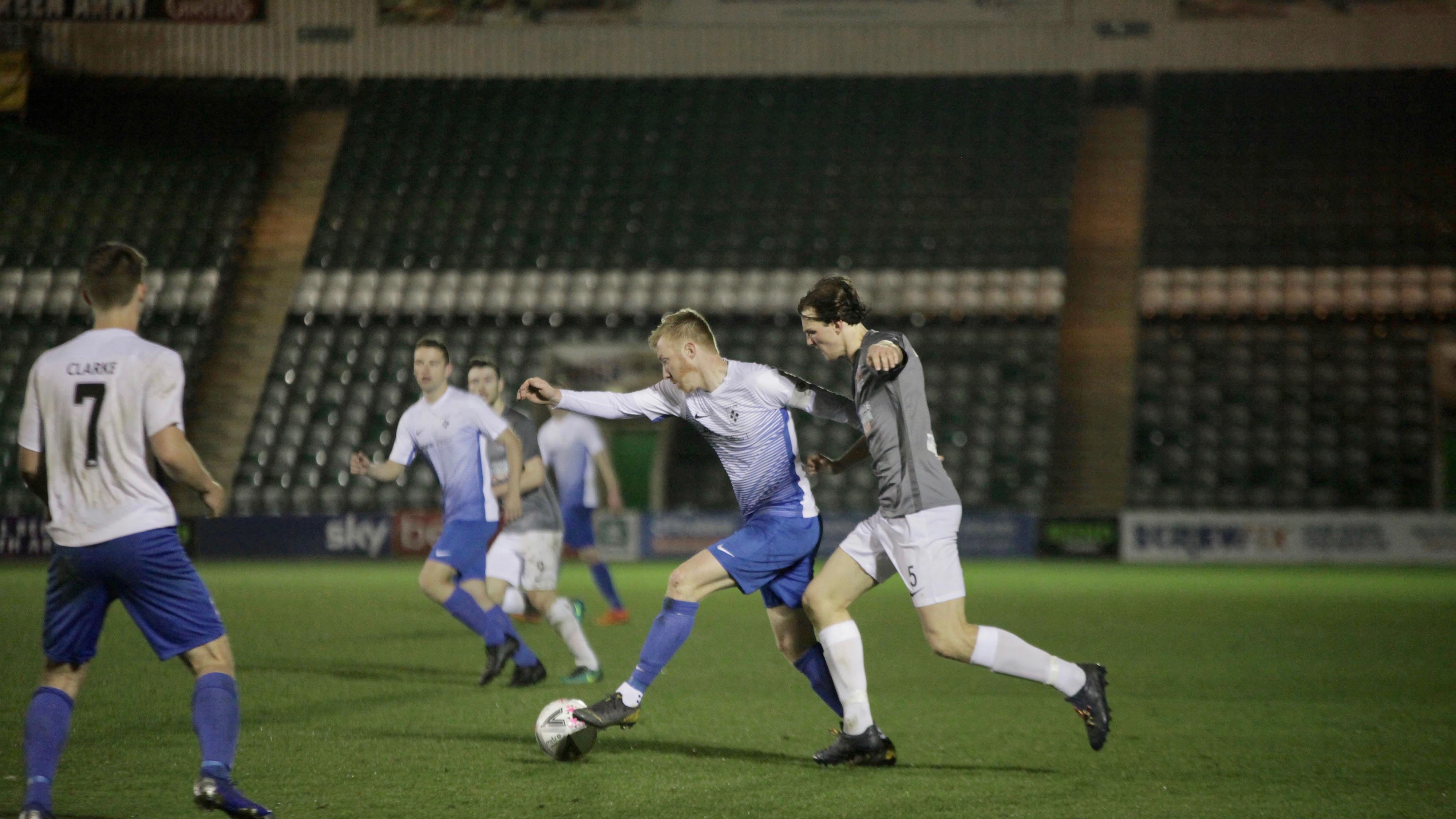 Marjon Mens Football team play at Varsity