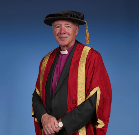 University Chancellor in full gown