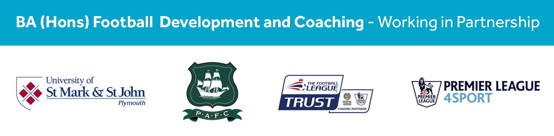 Football Coaching and Development Working Partnerships Logos